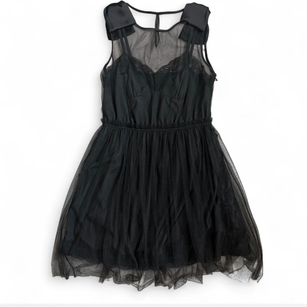 Rodarte for Target Black Tulle Babydoll Dress